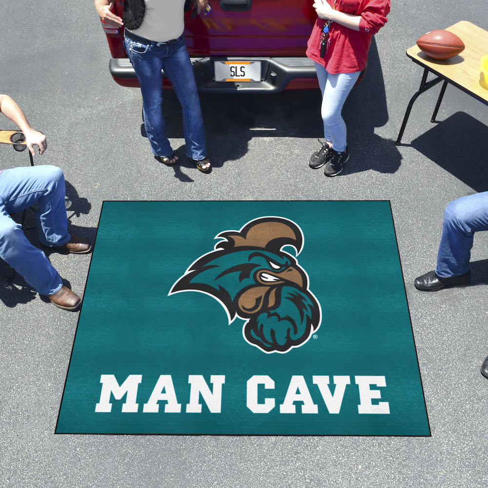 Coastal Carolina Chanticleers MAN CAVE TAILGATER 60 x 72 Rug