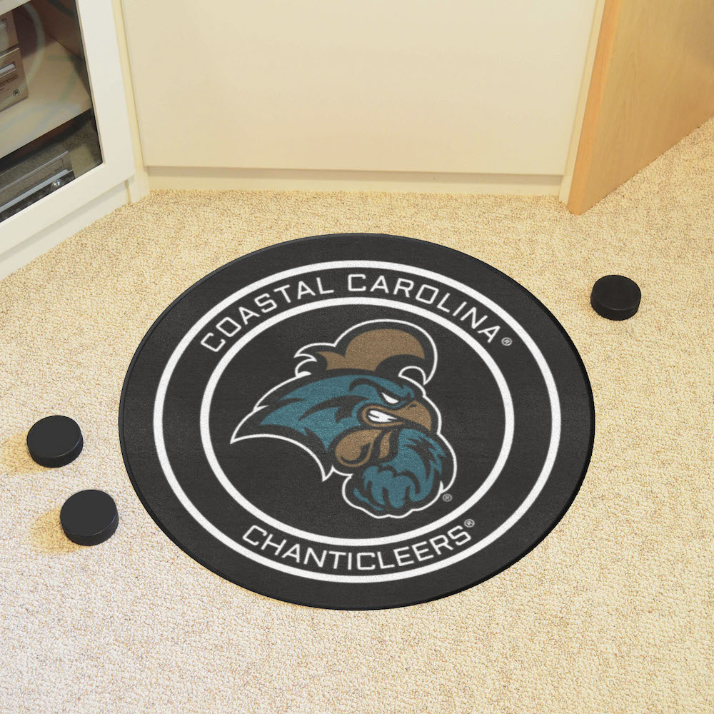 Coastal Carolina Chanticleers Round Hockey Puck Mat