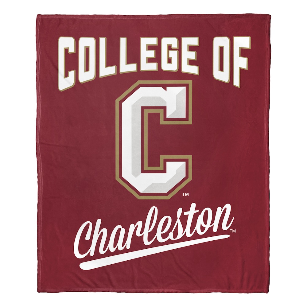 College of Charleston Cougars ALUMNI Silk Touch Throw Blanket 50 x 60 inch