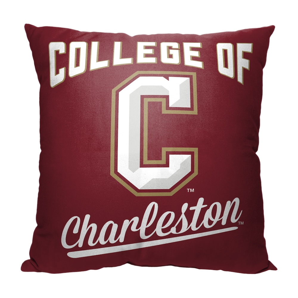 College of Charleston Cougars ALUMNI Decorative Throw Pillow 18 x 18 inch