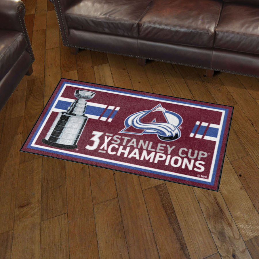 Colorado Avalanche 3 x 5 DYNASTY Area Rug