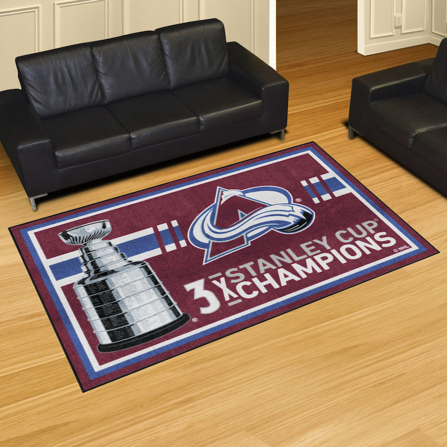 Colorado Avalanche 5 x 8 DYNASTY Area Rug