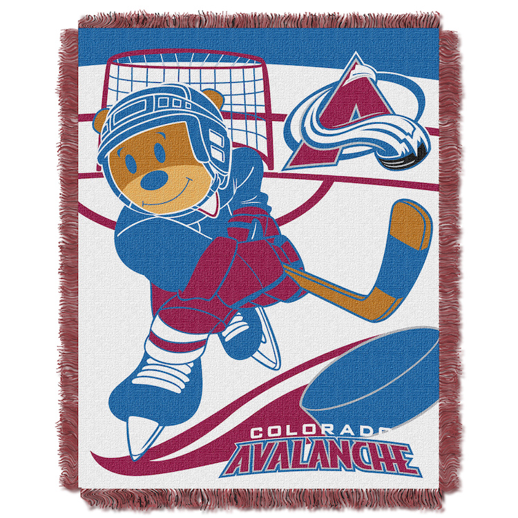 Colorado Avalanche Woven Baby Blanket 36 x 48