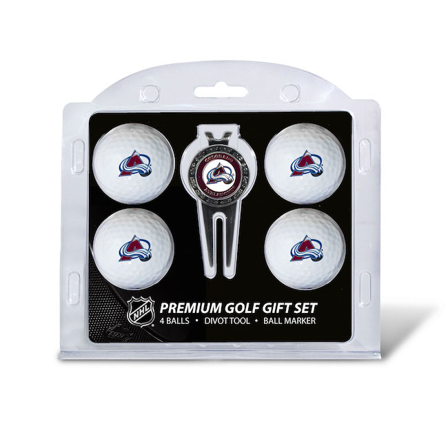 Colorado Avalanche 4 Golf Ball and Divot Tool Set