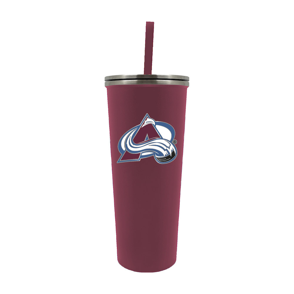 Colorado Avalanche 24 oz Team Color Skinny Tumbler