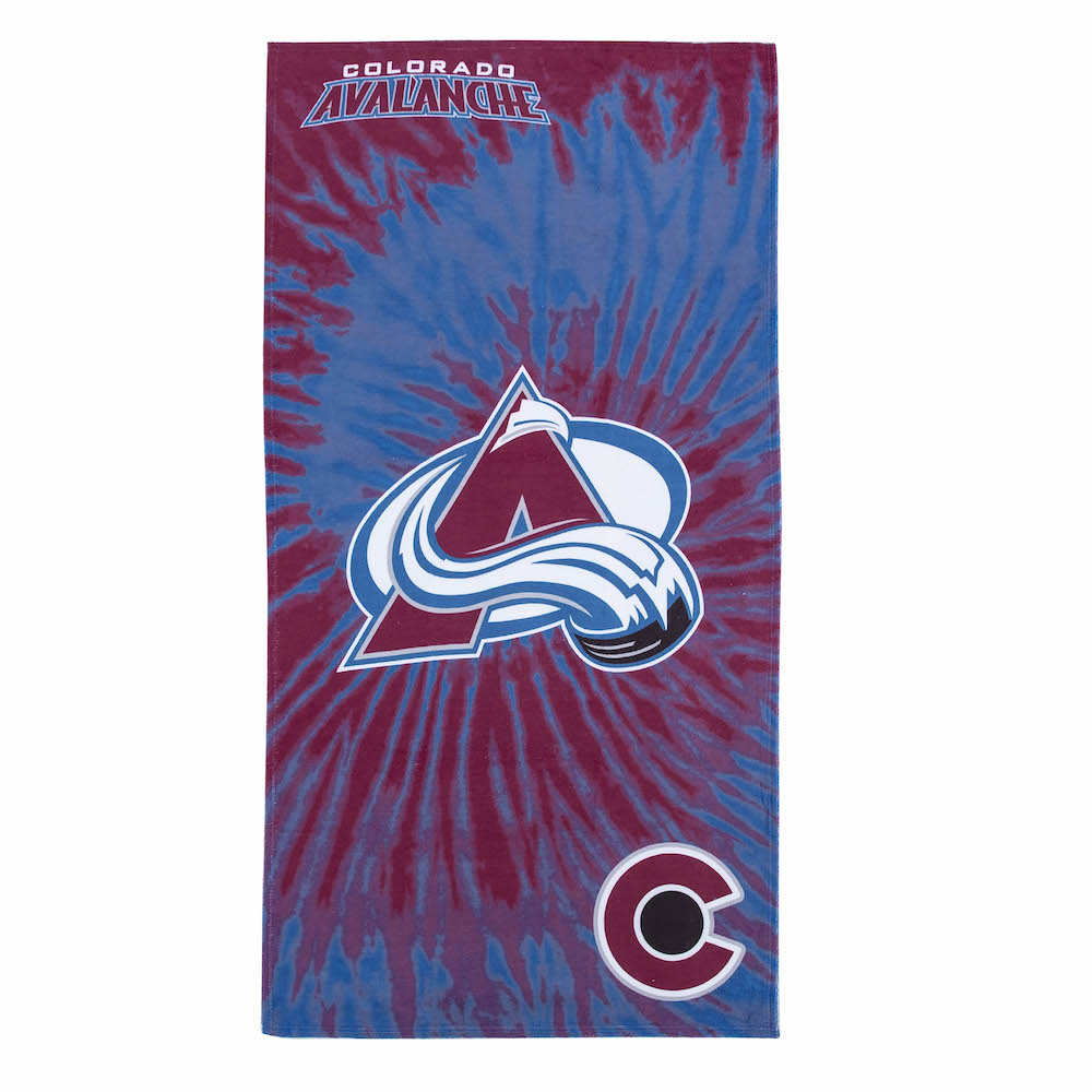 Colorado Avalanche Pyschedelic 30x60 Beach Towel