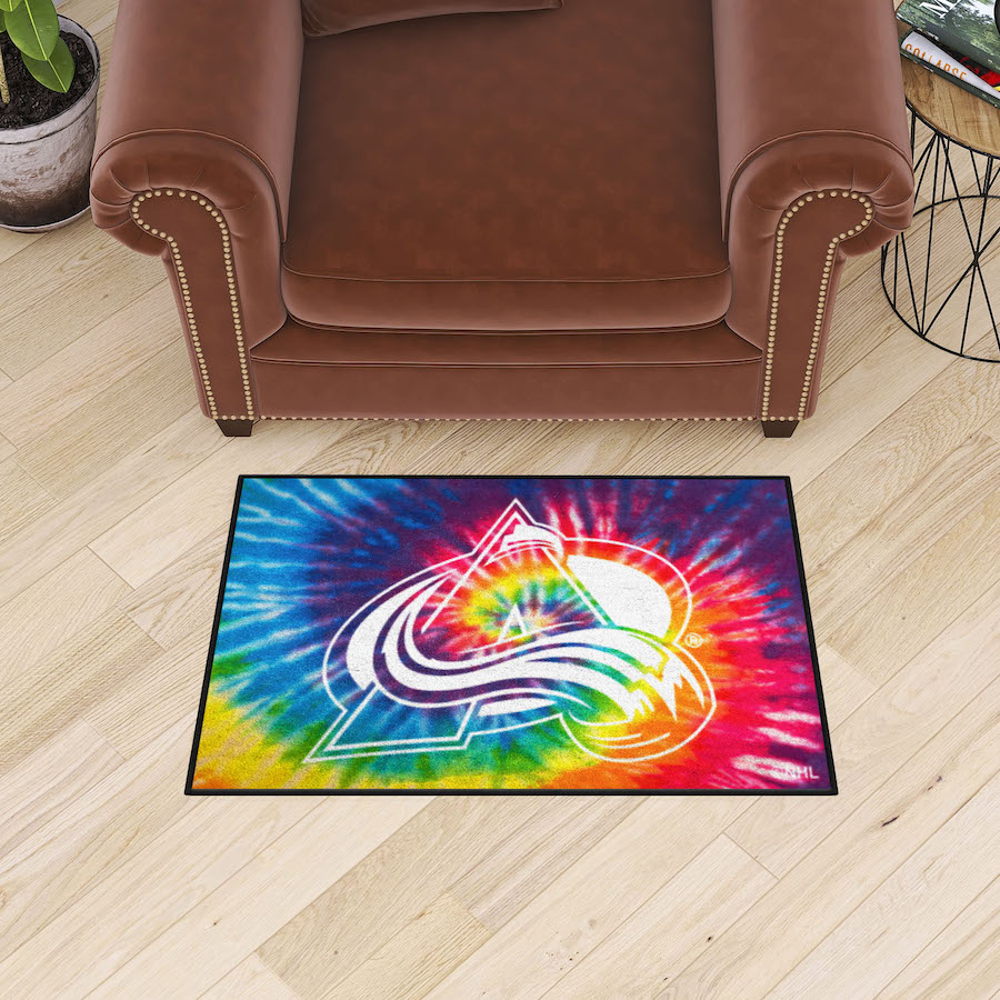 Colorado Avalanche TIE-DIE 20 x 30 Starter Floor Mat