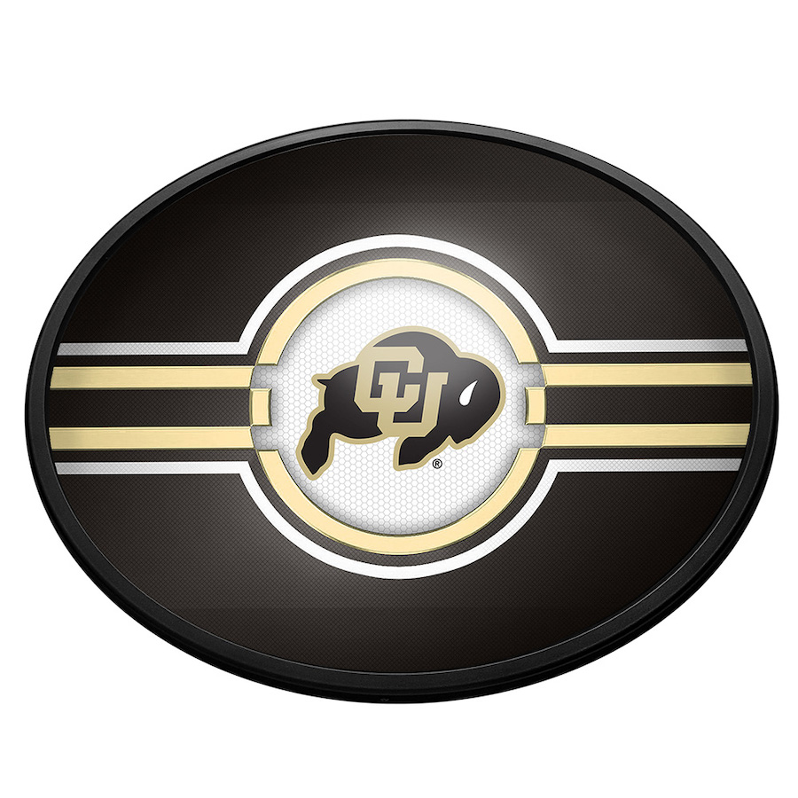 Colorado Buffaloes Slimline LED Wall Sign ~ OVAL PRIMARY