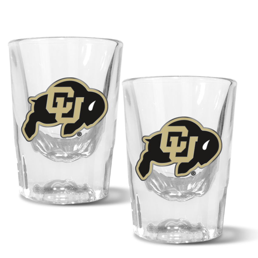 Colorado Buffaloes 2pc Prism Shot Set