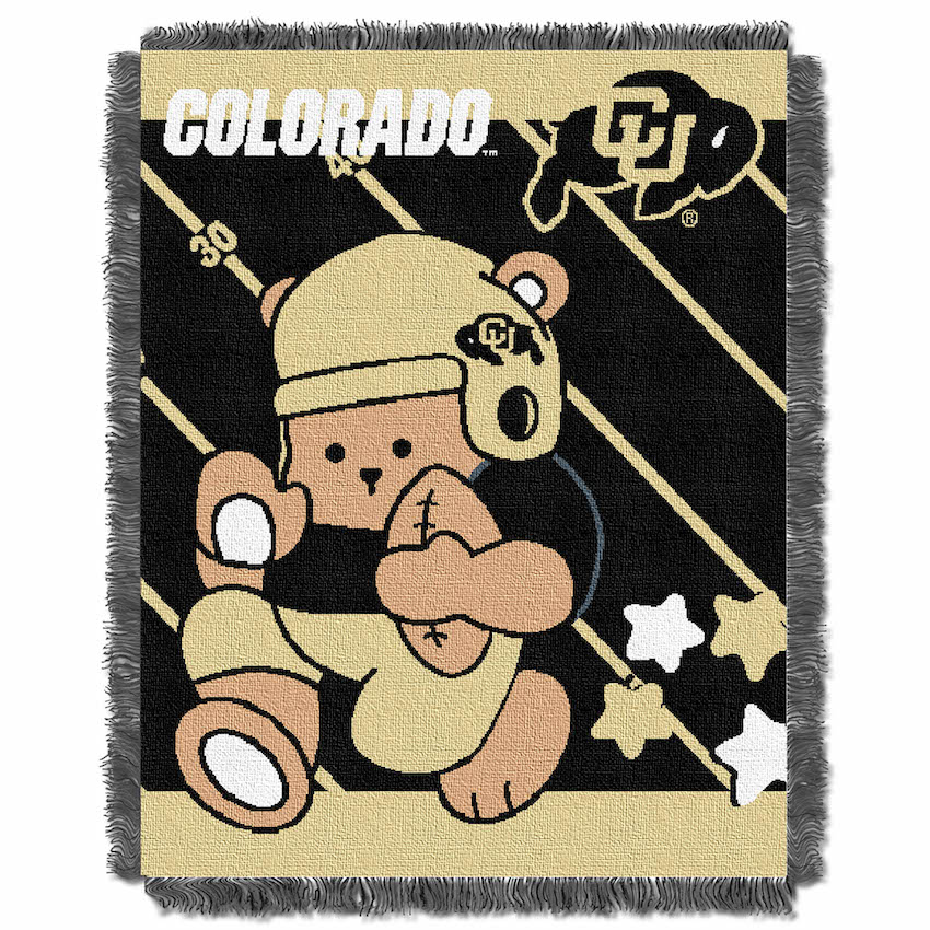 Colorado Buffaloes Woven Baby Blanket 36 x 48