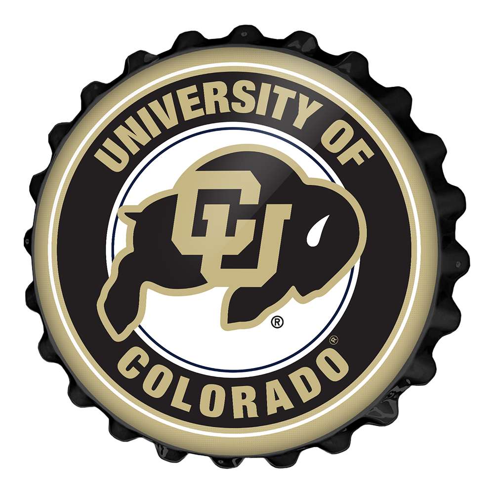 Colorado Buffaloes Bottle Cap Wall Sign