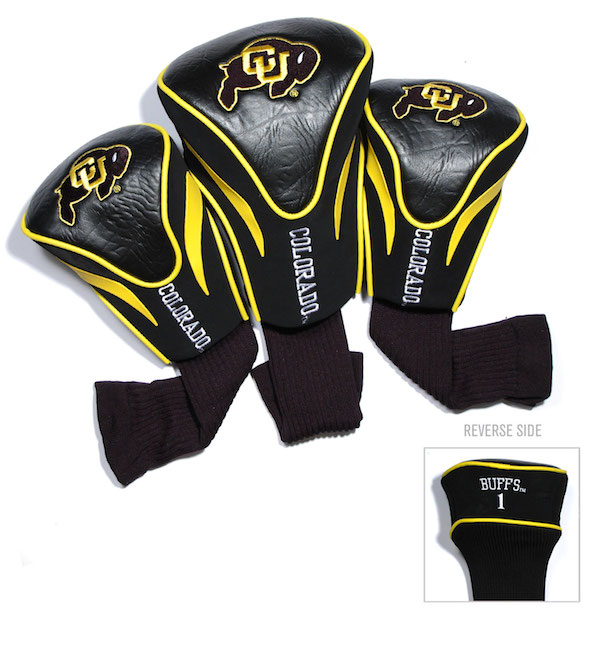 Colorado Buffaloes 3 Pack Contour Headcovers