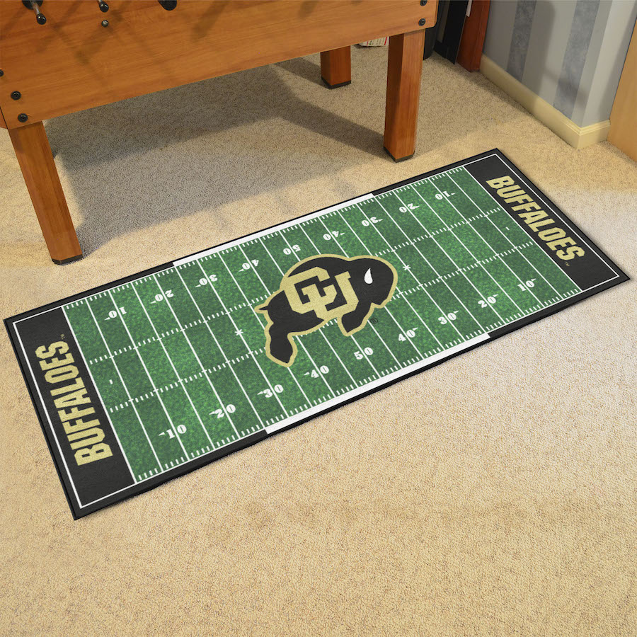 Colorado Buffaloes 30 x 72 Football Field Carpet Runner