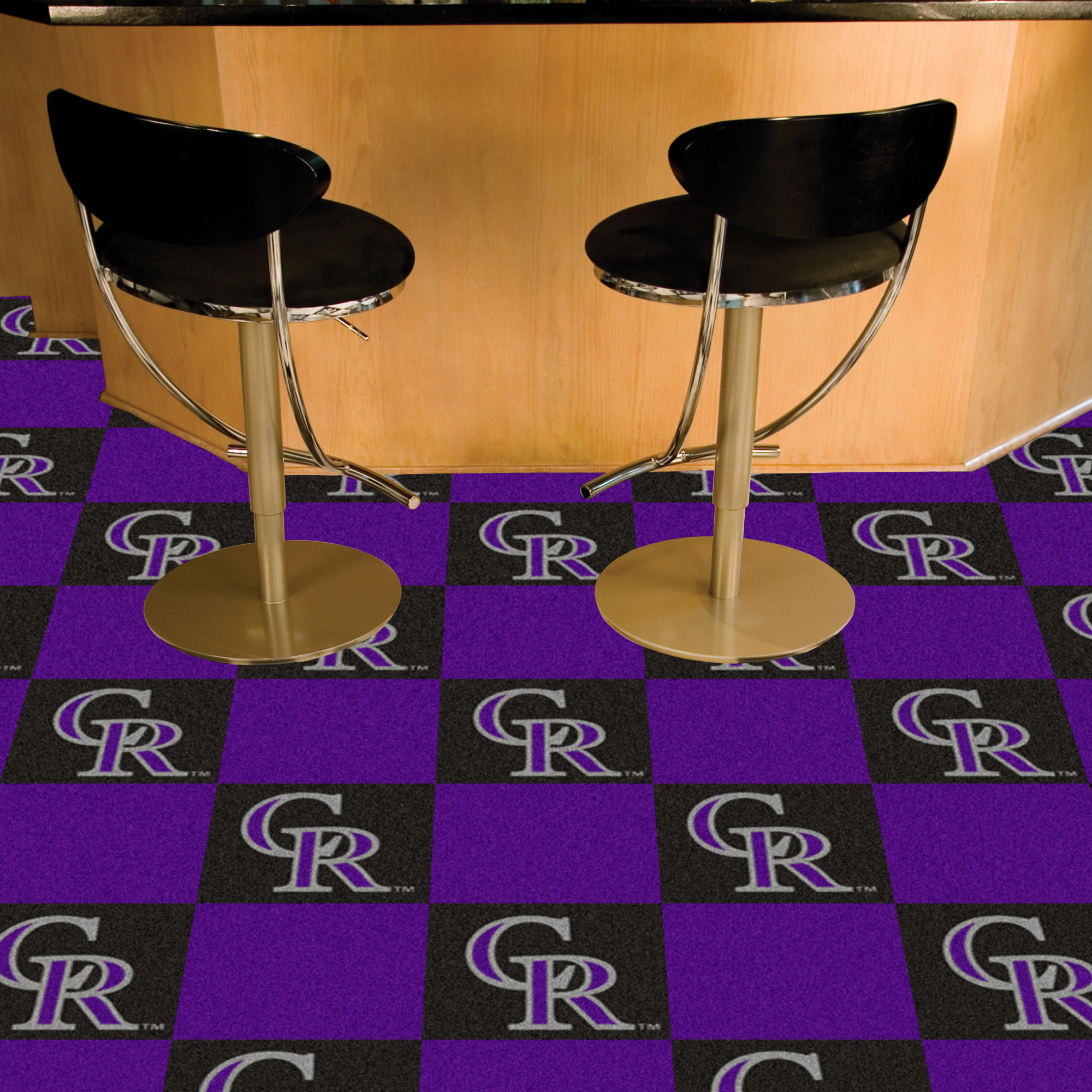 Colorado Rockies Carpet Tiles 18x18 in.