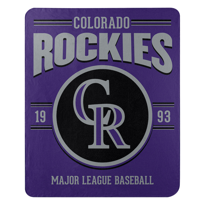 Colorado Rockies Fleece Throw Blanket 50 x 60