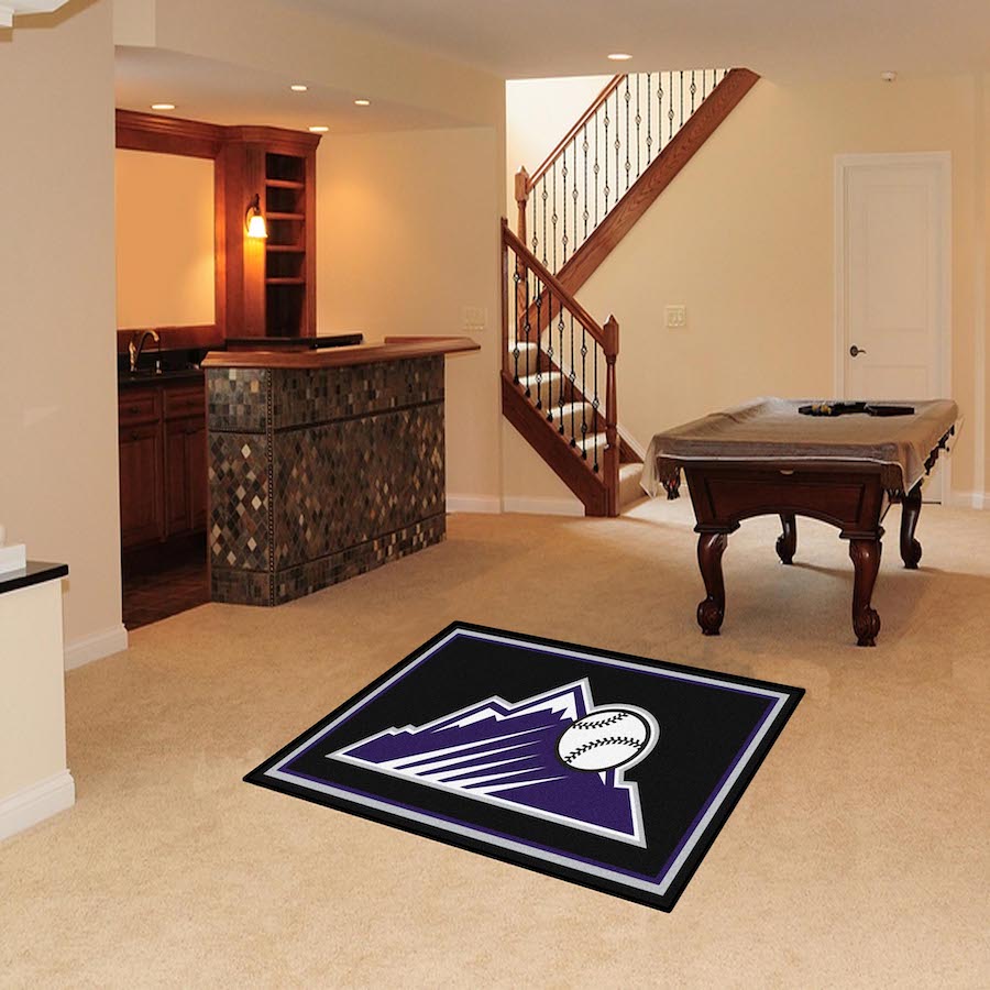 Colorado Rockies ALT LOGO 4x6 Area Rug