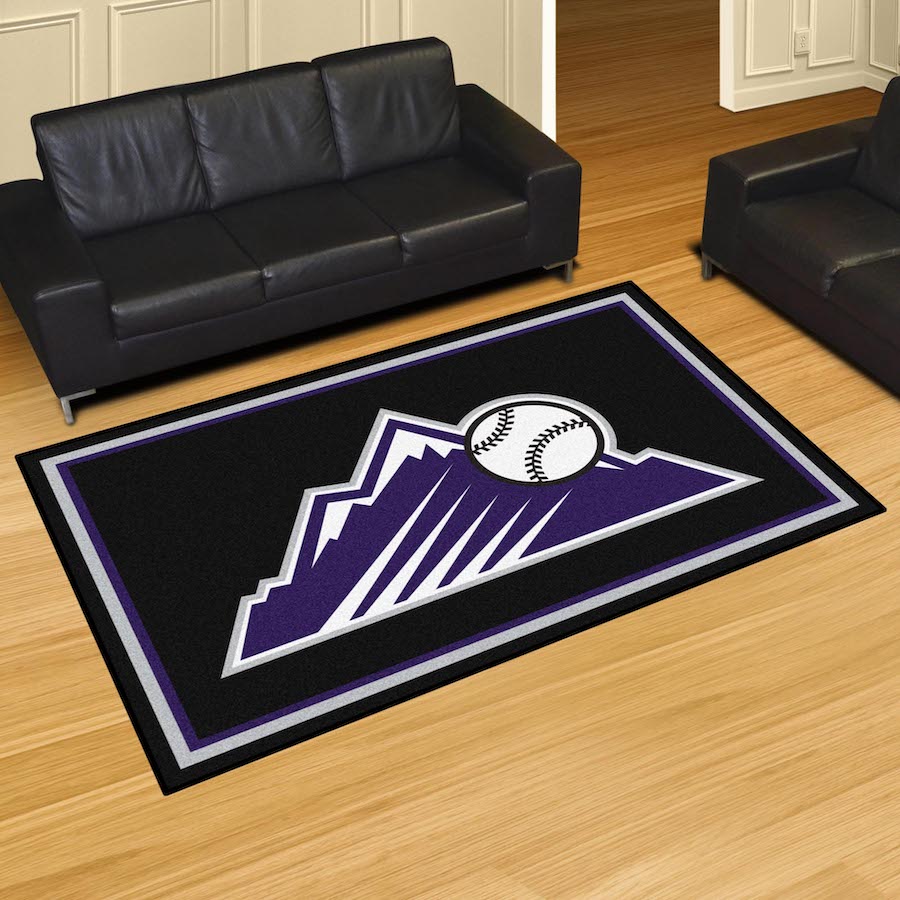 Colorado Rockies ALT LOGO 5x8 Area Rug