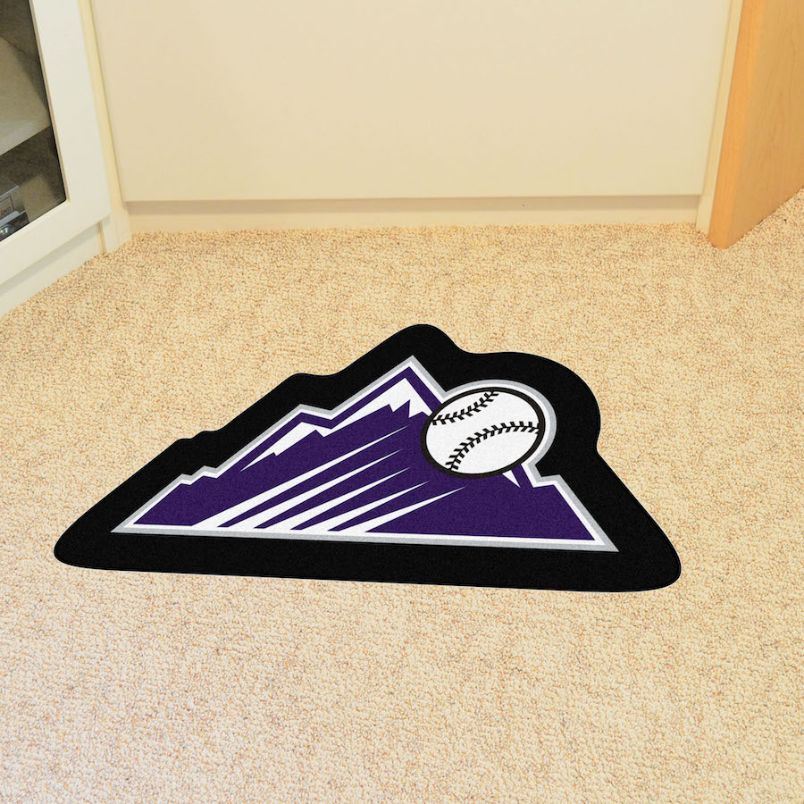 Colorado Rockies ALT LOGO MLB MASCOT Mat