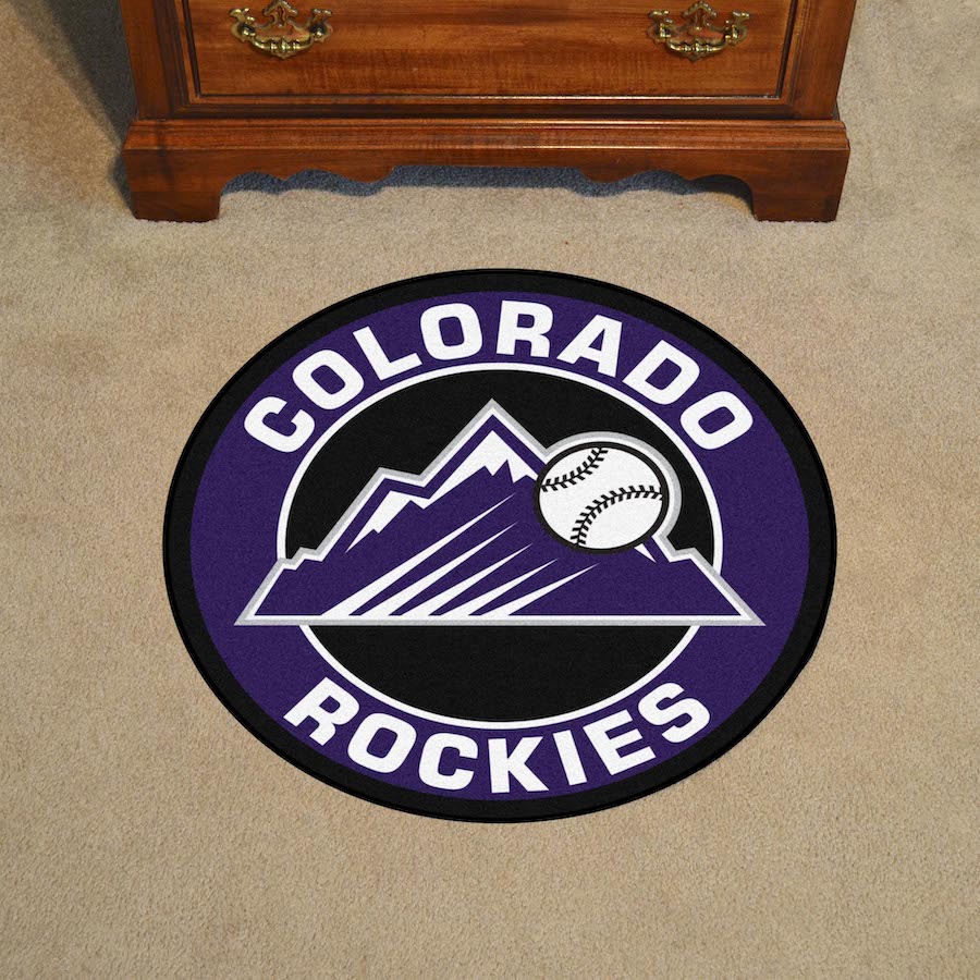 Colorado Rockies ALT LOGO Roundel Mat