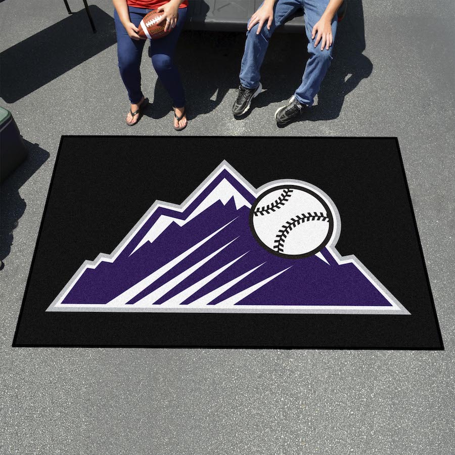 Colorado Rockies ALT LOGO UTILI-MAT 60 x 96 Rug