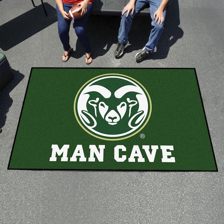 Colorado State Rams UTILI-MAT 60 x 96 MAN CAVE Rug