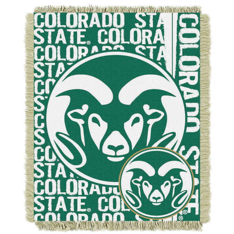 Colorado State Rams Double Play Tapestry Blanket 48 x 60