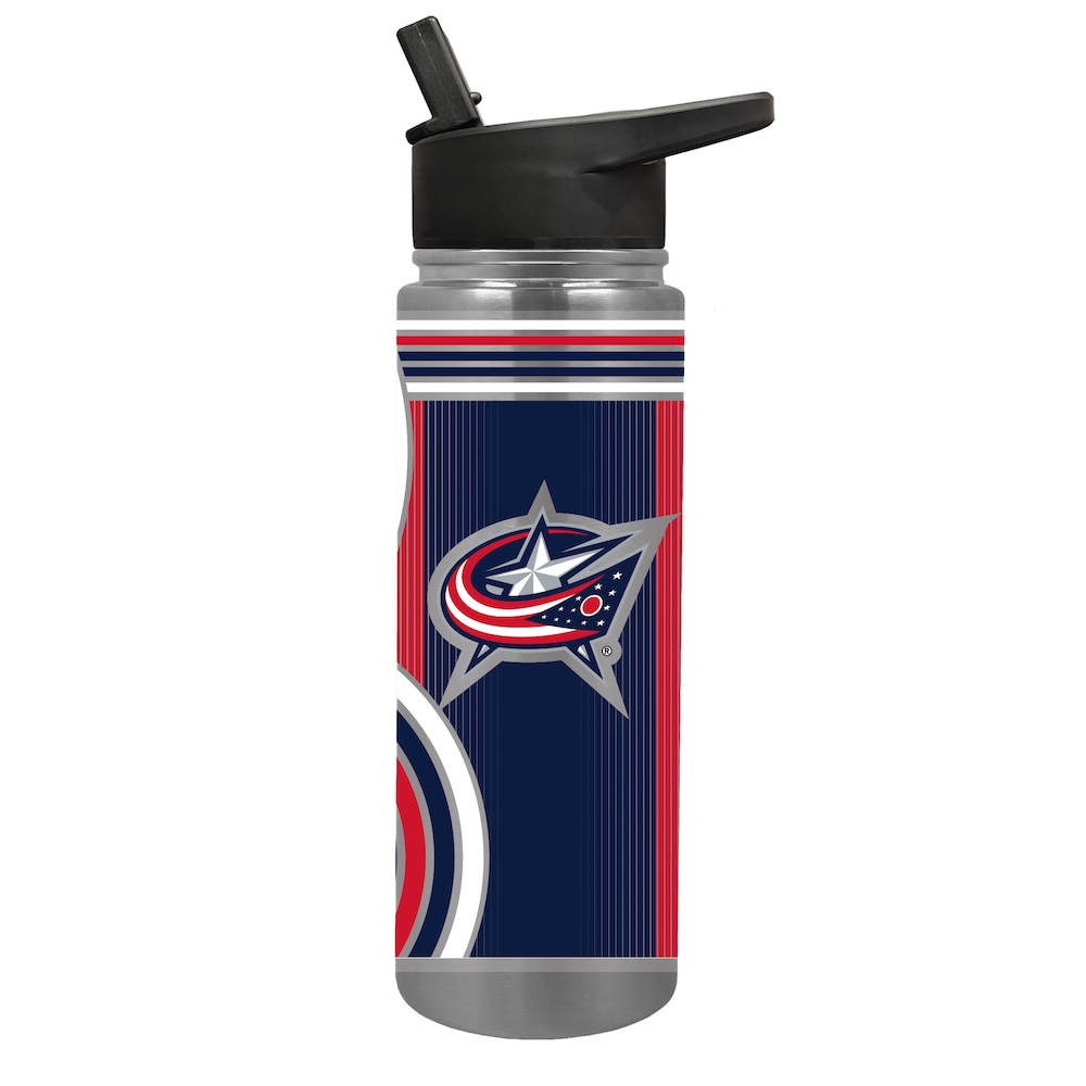 Columbus Blue Jackets COOL VIBES 24 oz Thirst Hydration Water Bottle