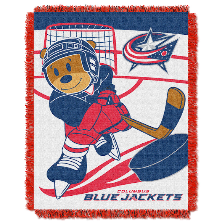 Columbus Blue Jackets Woven Baby Blanket 36 x 48