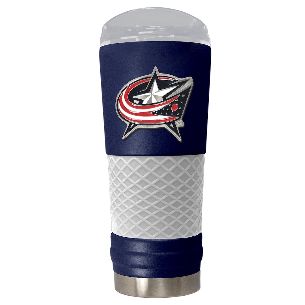 Columbus Blue Jackets 24 oz DRAFT SERIES NHL Powder Coated Insulated Travel Tumbler