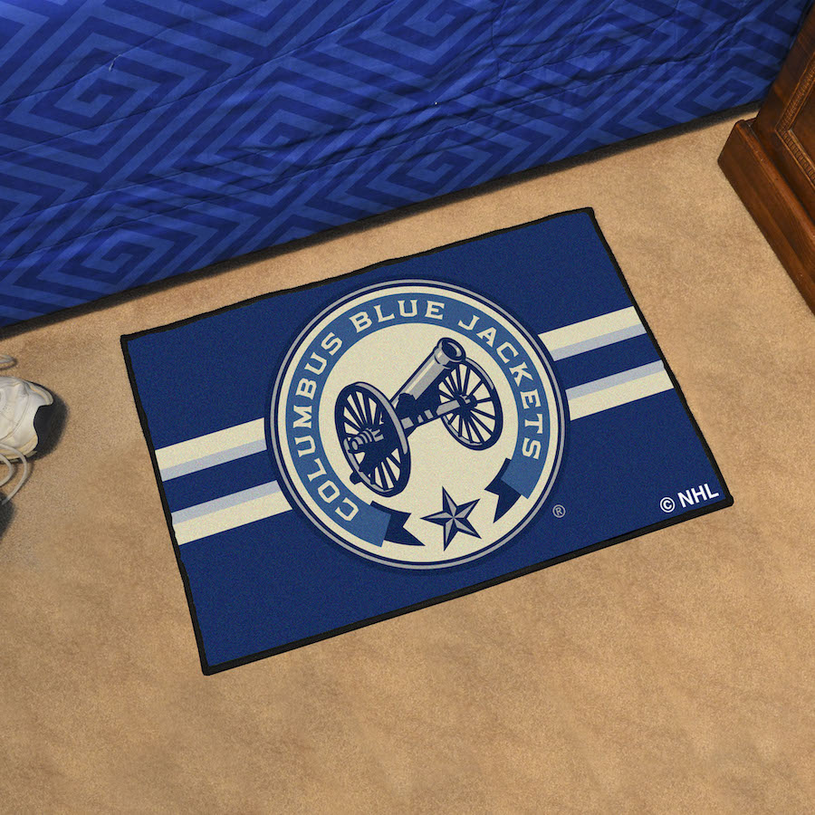 Columbus Blue Jackets UNIFORM Themed Floor Mat