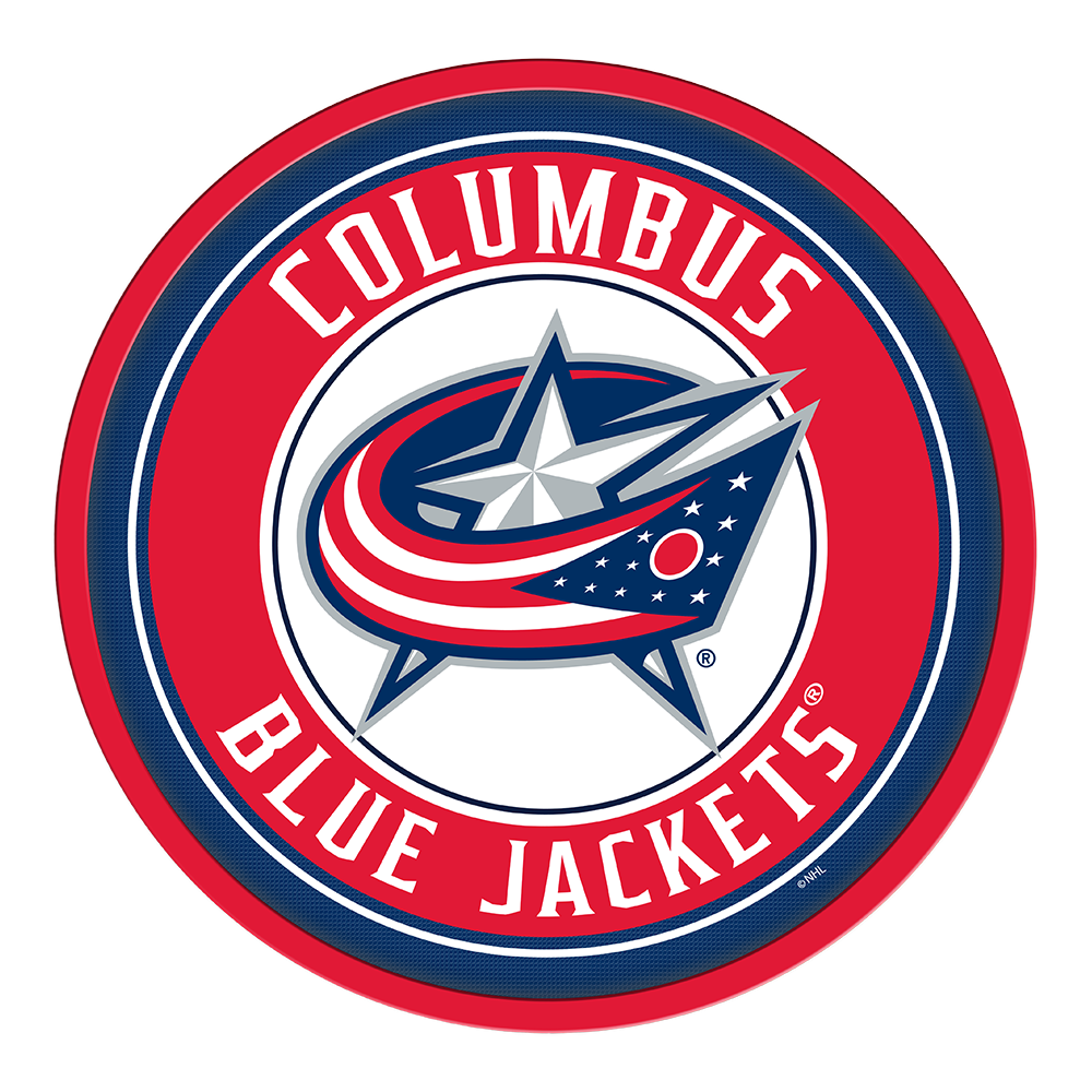 Columbus Blue Jackets Modern Disc Wall Sign