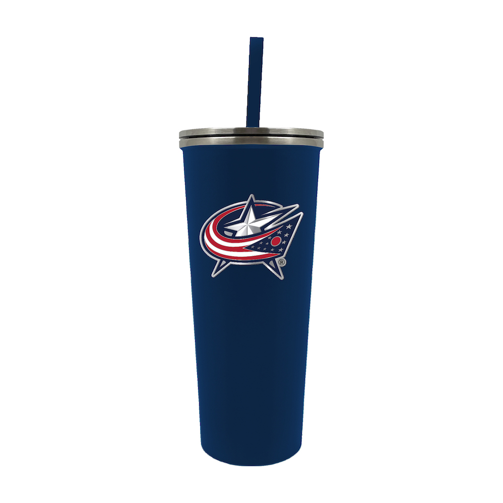 Columbus Blue Jackets 24 oz Team Color Skinny Tumbler