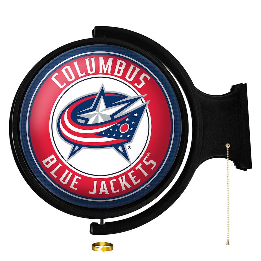 Columbus Blue Jackets LED Rotating Wall Sign