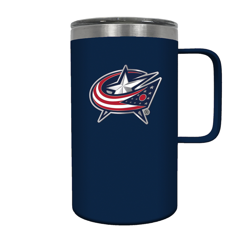 Columbus Blue Jackets 18 oz HUSTLE Travel Mug - Team Color