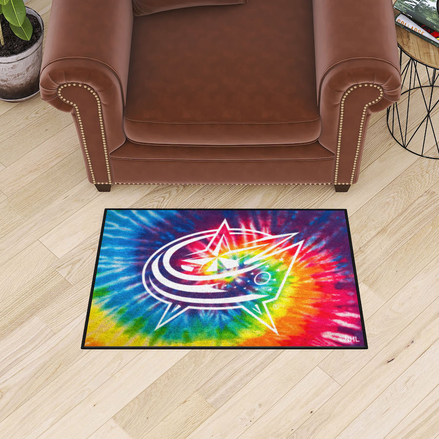 Columbus Blue Jackets TIE-DIE 20 x 30 Starter Floor Mat