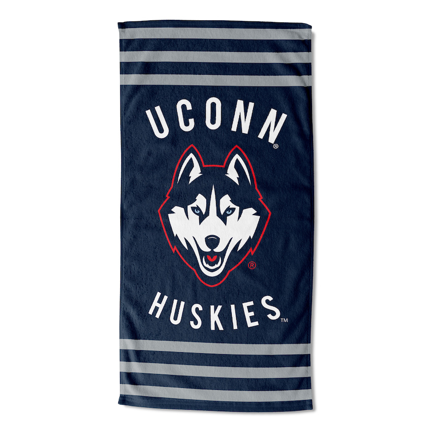 Connecticut Huskies Beach Towel