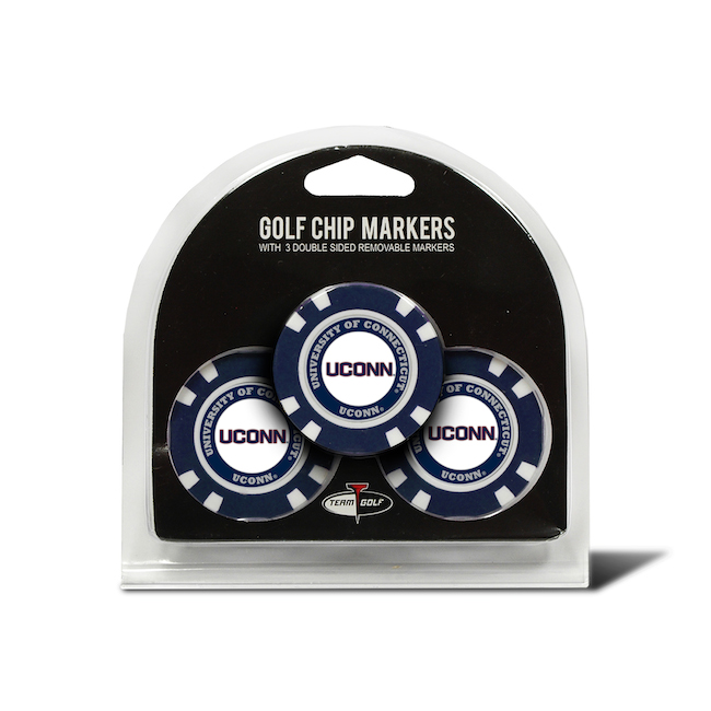 Connecticut Huskies 3 Pack Golf Chips