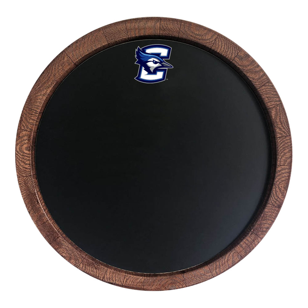 Creighton Blue Jays Chalkboard FAUX Barrel Top Sign