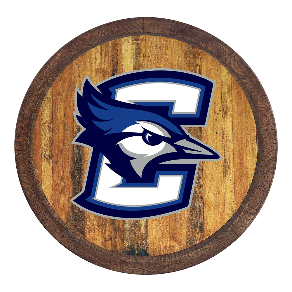 Creighton Blue Jays FAUX Barrel Top Sign