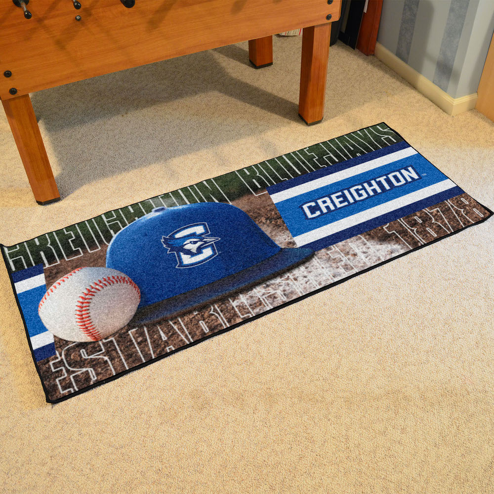Creighton Blue Jays 30 x 72 Baseball Carpet Runner