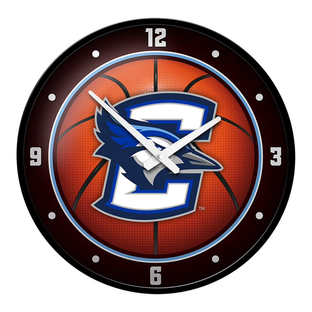 Creighton Blue Jays Modern Disc BASKETBALL Wall Clock