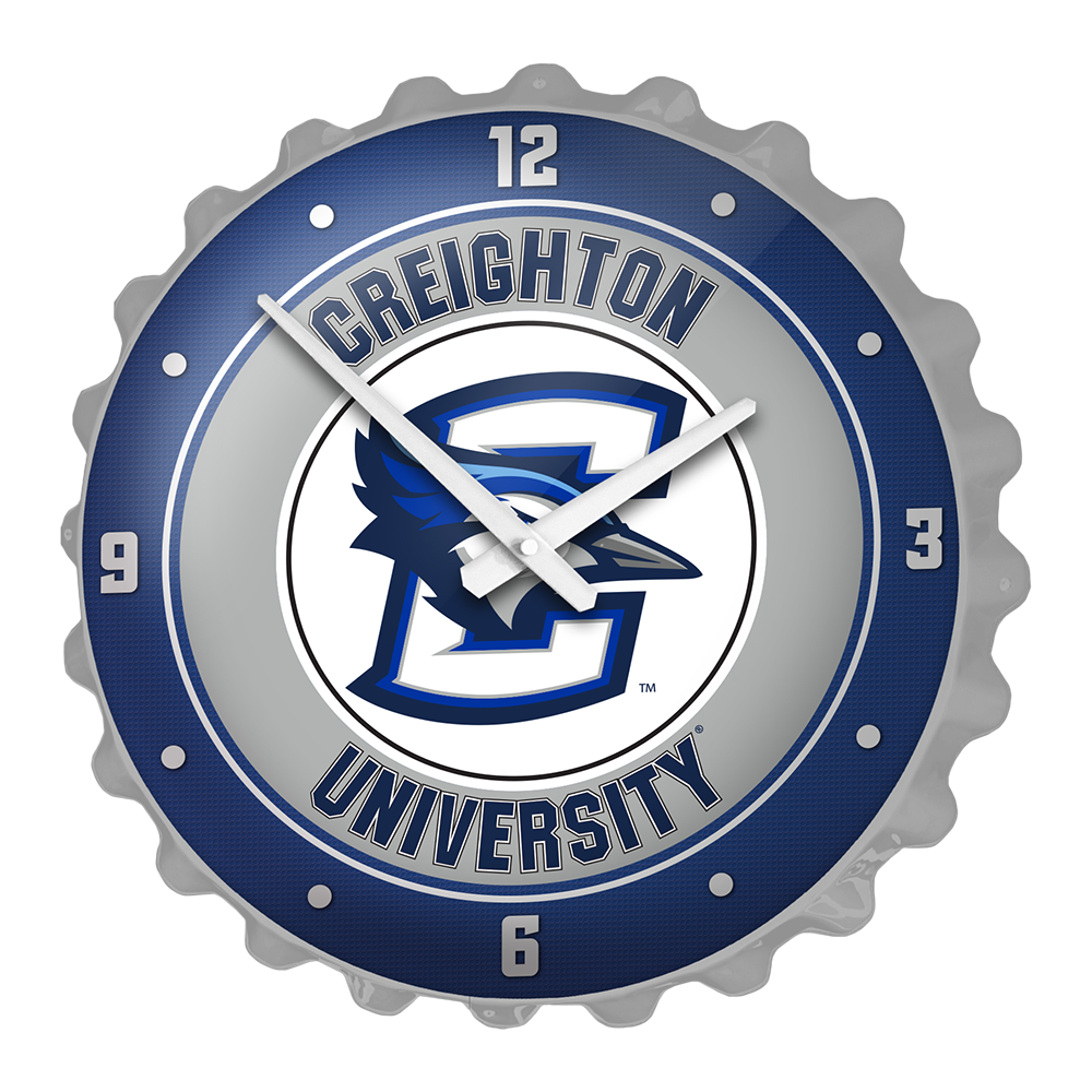 Creighton Blue Jays Bottle Cap Wall Clock