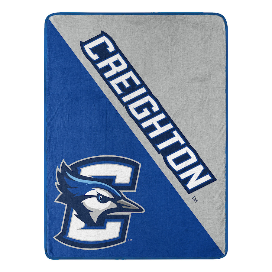 Creighton Blue Jays Micro Raschel 50 x 60 Team Blanket