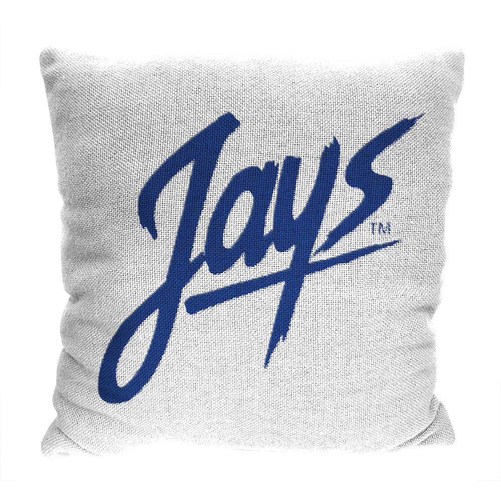 Creighton Blue Jays Double Sided INVERT Woven Pillow