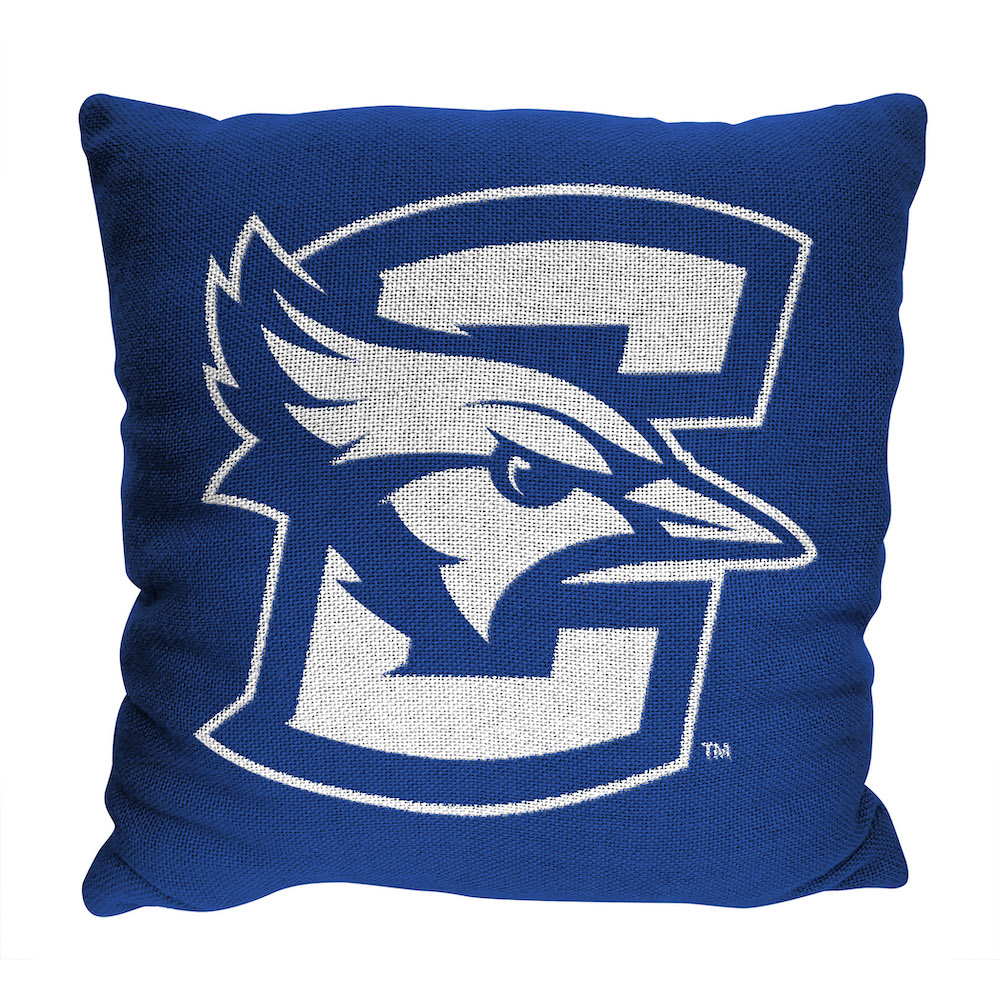 Creighton Blue Jays Double Sided INVERT Woven Pillow