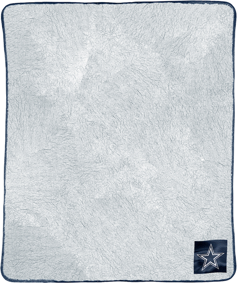 Dallas Cowboys 2 Tone SHERPA Throw Blanket