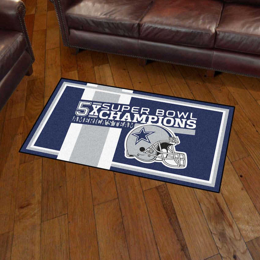 Dallas Cowboys 3 x 5 DYNASTY Area Rug