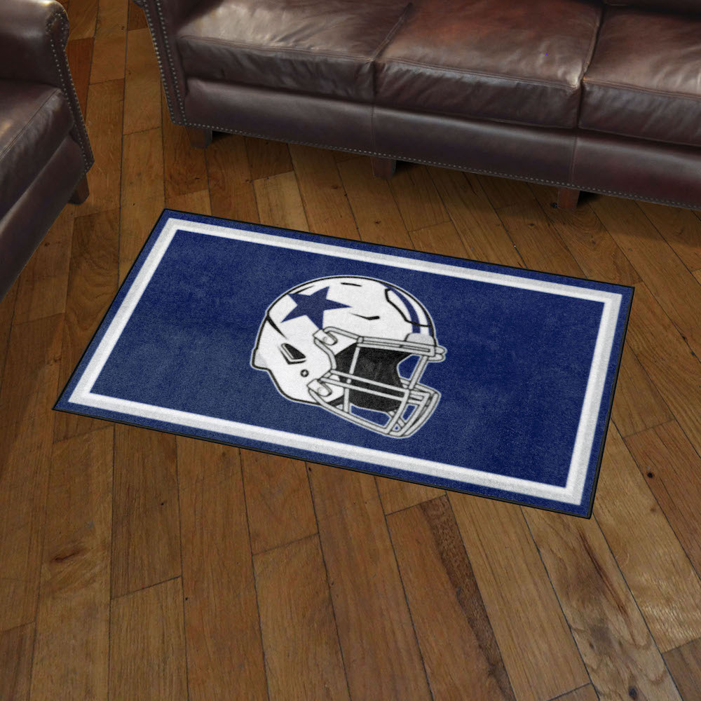 Dallas Cowboys 3x5 Area Rug - Throwback Helmet Logo