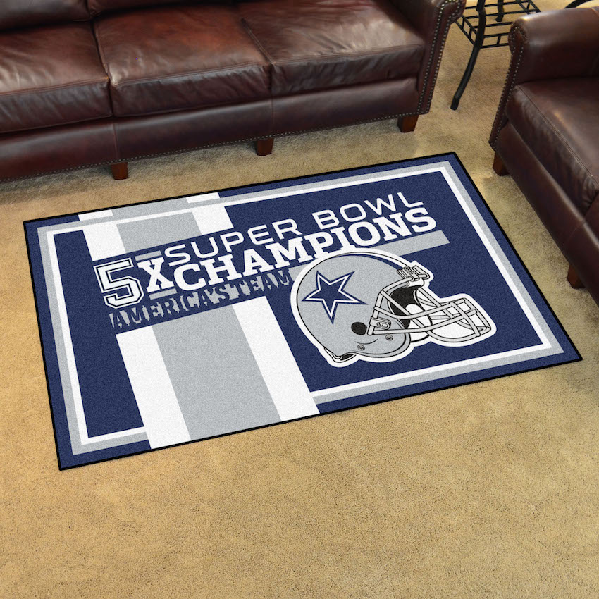 Dallas Cowboys 4 x 6 DYNASTY Area Rug