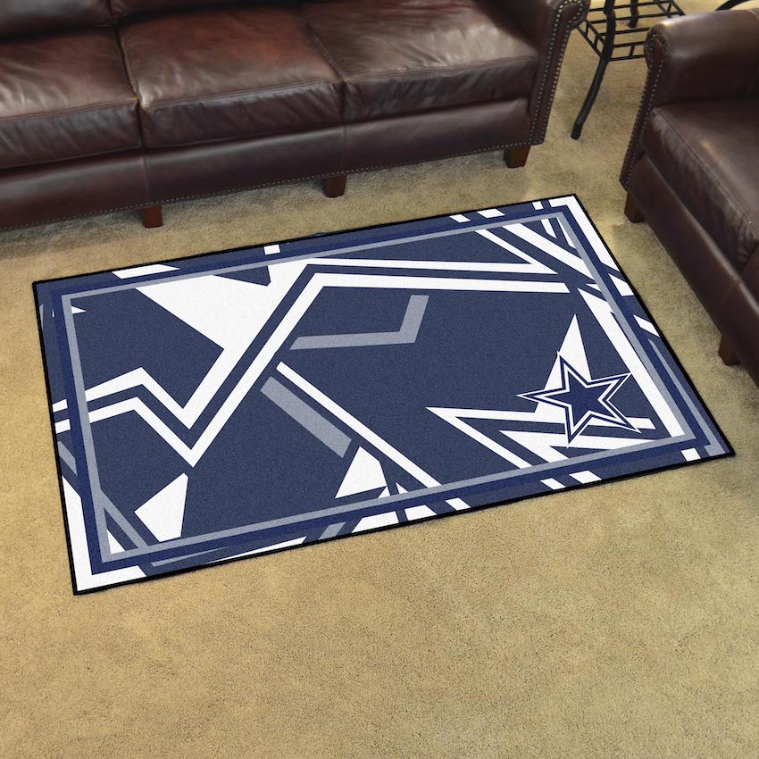 Dallas Cowboys 4x6 Quick Snap Area Rug